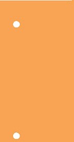 Scheidingsstrook Qbasic 240x105mm 50 stuks oranje