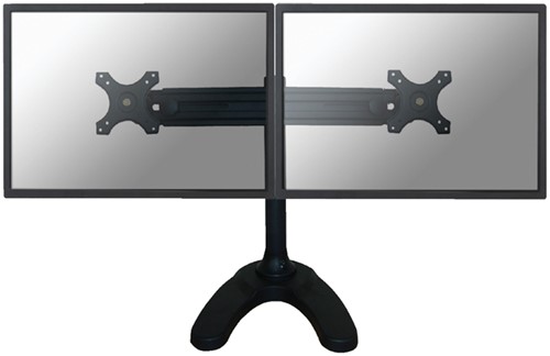 Monitorarm Neomounts D700DD 2x19-30" op voet zwart