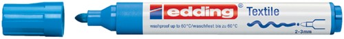 Textielmarker edding 4500 rond 2-3mm lichtblauw