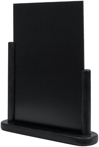 Krijtbord Securit 323x270x71mm zwart hout