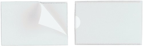 Etikethouder Durable pocketfix 75x18mm zelfklevend 10 stuks