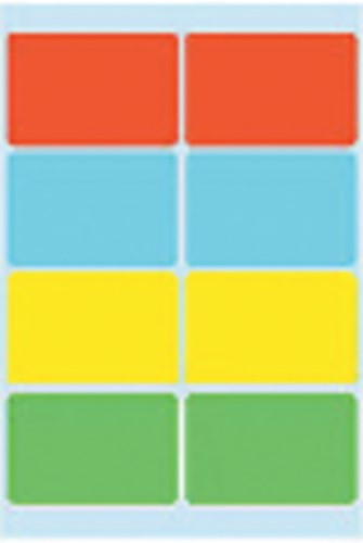 Etiket HERMA 3681 26x40mm assorti 40stuks