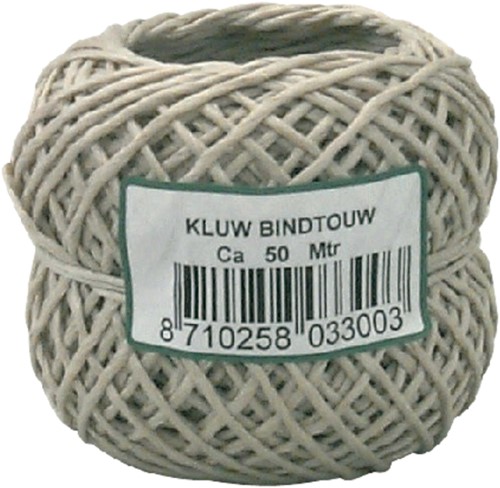 Henneptouw Muller 2-draads 50 gram ca 50 meter