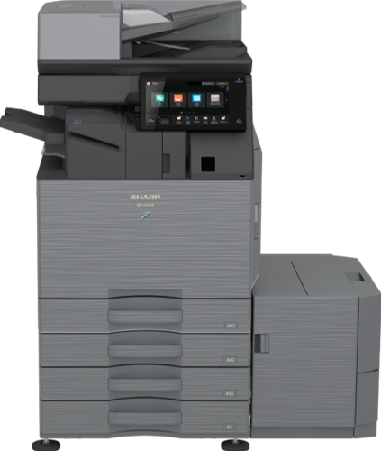Zie aan de hand van de configuratie het uiterlijk van de MFP