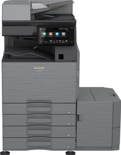 Zie aan de hand van de configuratie het uiterlijk van de MFP