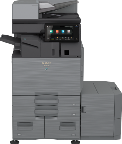 Zie aan de hand van de configuratie het uiterlijk van de MFP