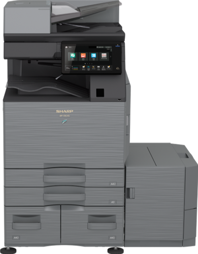 Zie aan de hand van de configuratie het uiterlijk van de MFP