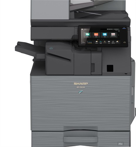 Zie aan de hand van de configuratie het uiterlijk van de MFP