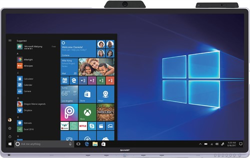 Sharp Windows collaboration display